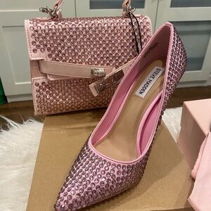 Steve Madden Pink  Shoes plus the bag.!!!